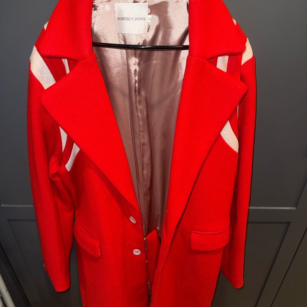 Red Mens Coat